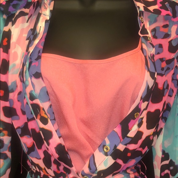 Bebe Leopard Shirt Dress👗 - Picture 11 of 16